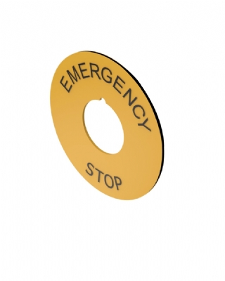 Emergency-stop legend